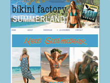 Tablet Screenshot of bikinifactory.com